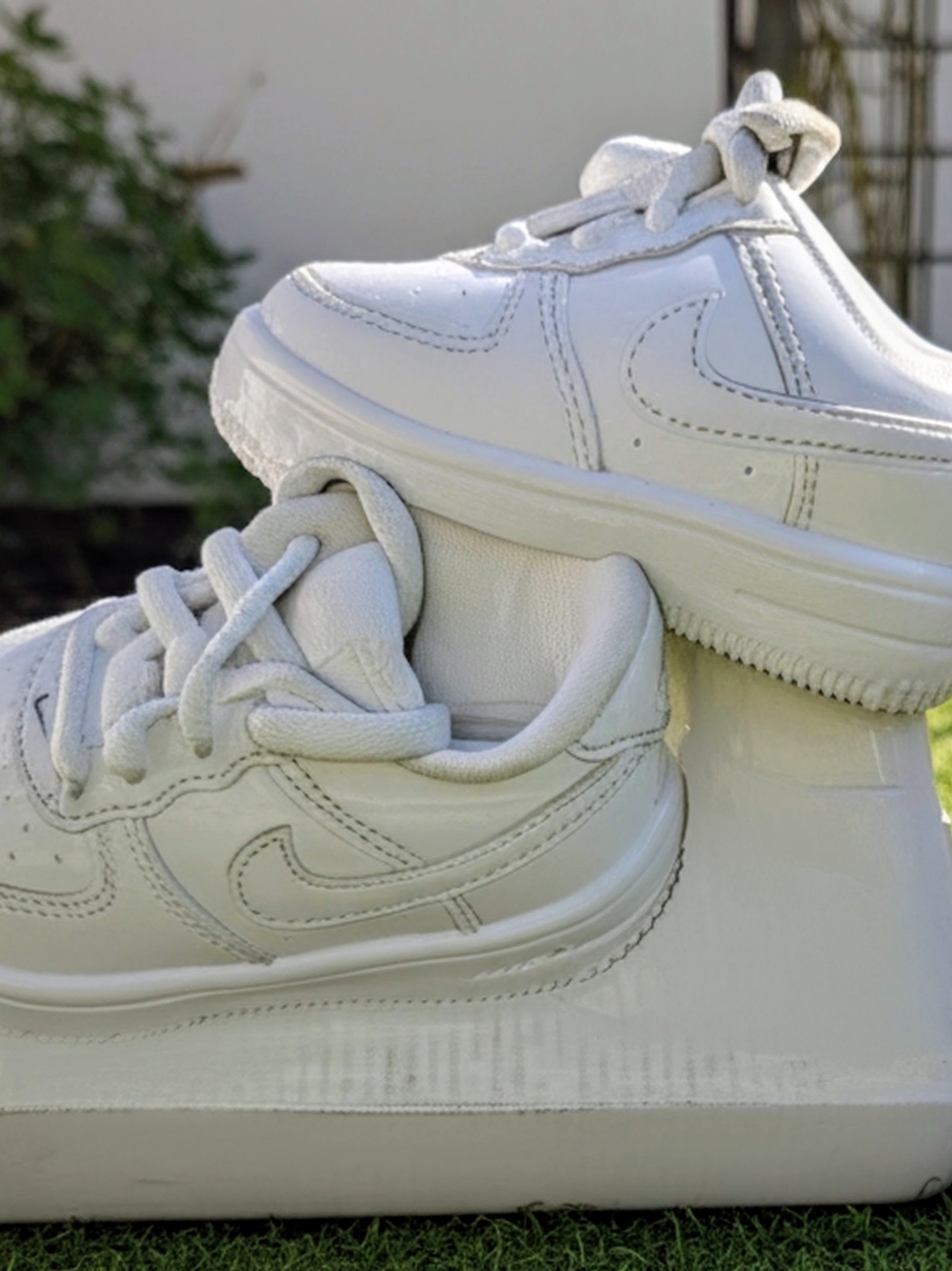 Nike Force 1 Low-Triple White-Toddler Size 4C-Like New-No Original Box-Unisex